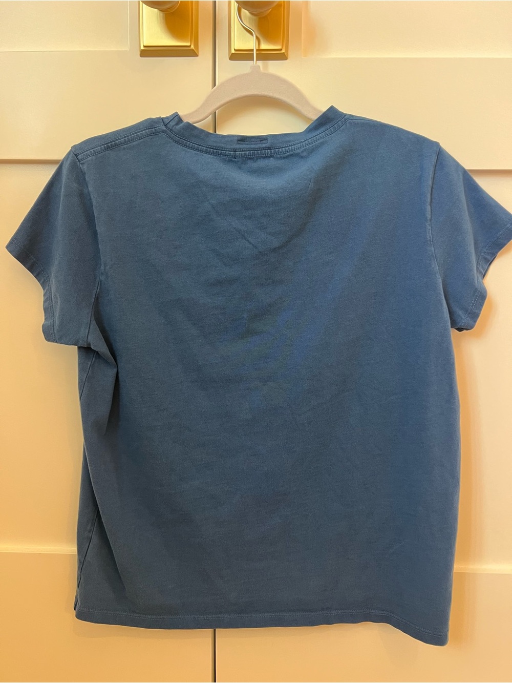MOTHER 100% Cotton Blue Graphic T-shirt - Size Small - Picture 3 of 7